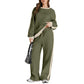 Spring And Autumn Leisure Simple Graceful Color Matching Long Sleeve