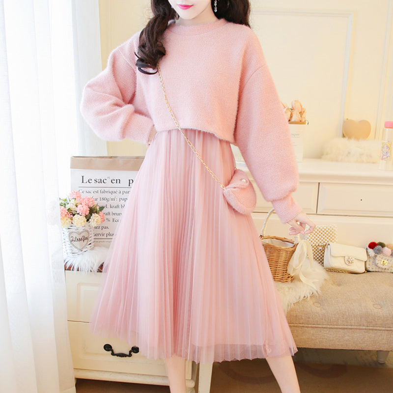 Women's Fashion Mesh Strap Dress