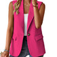 Suit Jacket Women's Loose Temperament Commuter Sleeveless Suit Vest