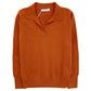 Women's Temperament Simple Lapel Slim Fit Long Sleeve Knit Sweater