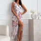 Casual Sleeveless Floral Dress Women