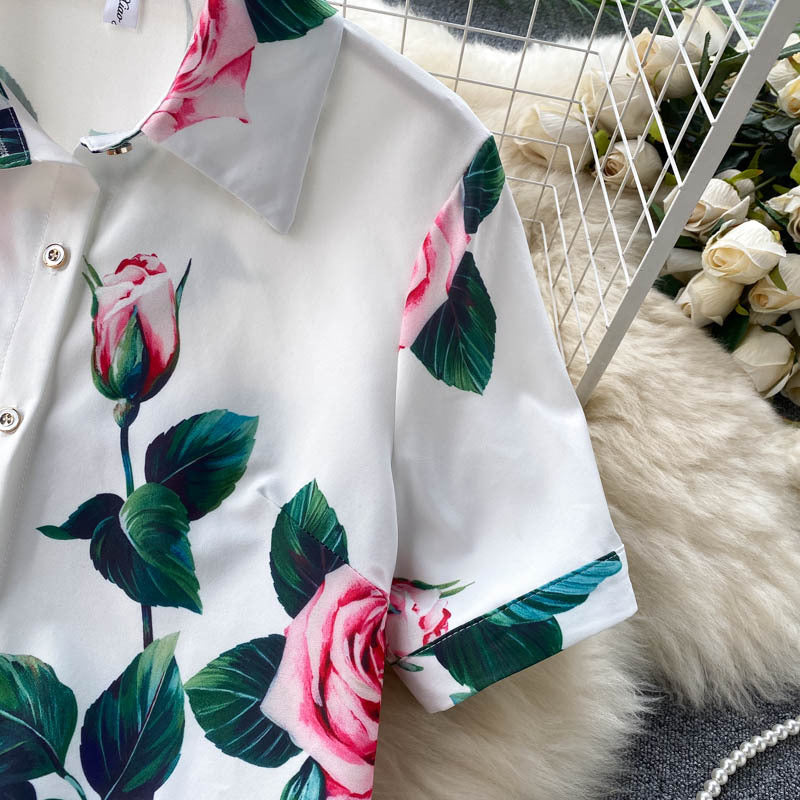 Ensemble deux pièces tendance avec pantalon large taille haute et pantalon large