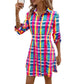 Printed Bohemian Elegant Vacation Shirt Dress