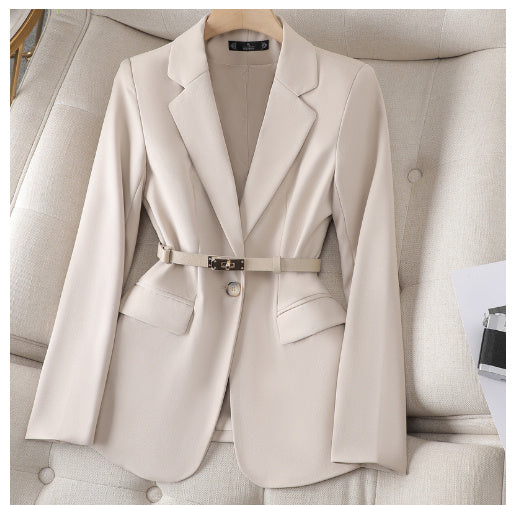 Veste de costume tube droite pour femme