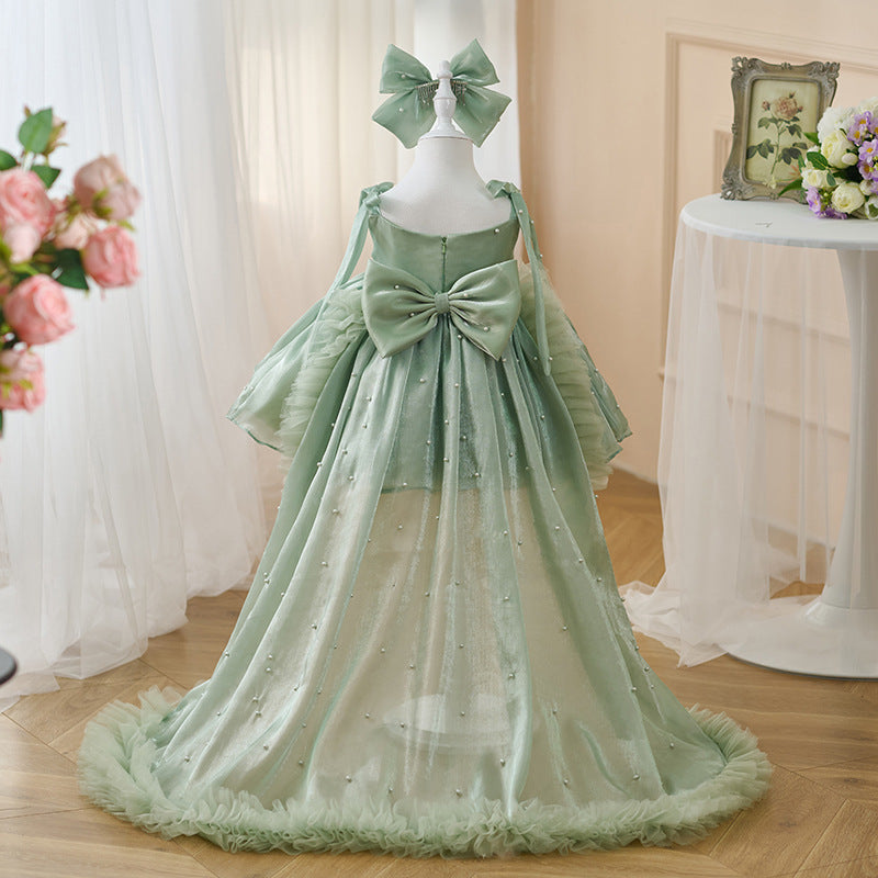 Large Trailing Mesh Children's Dress
