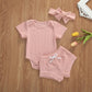 Multicolor anti-stripe two-piece set