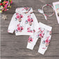 Children's floral solid color children's suit