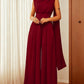 Women's Solid Color Slim-fit Jumpsuit Loose Casual Pants