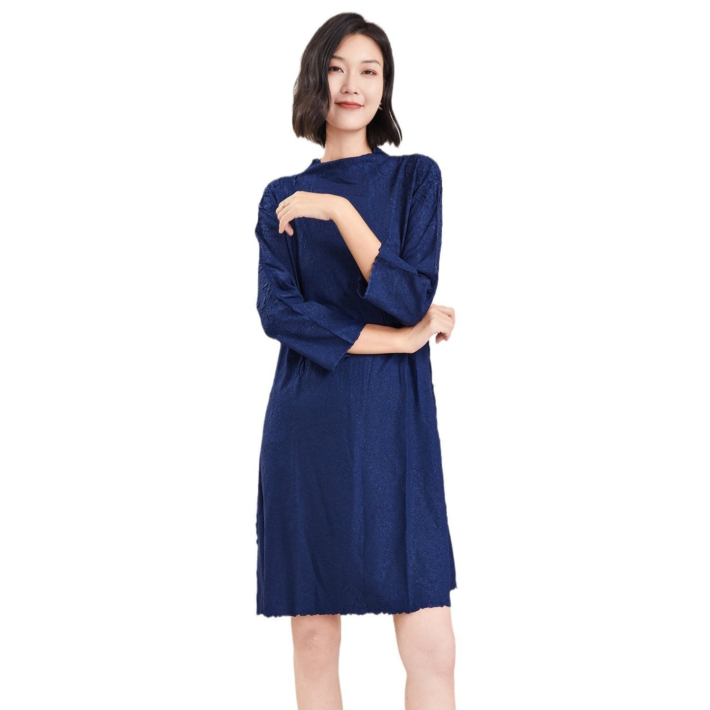 Robe à manches longues, élégante et tendance