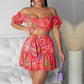 Robe à imprimé floral pour femme, nouvelle collection européenne et américaine Spot LZS1298