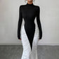 Sleeveless Backless Hugging Midi Dress