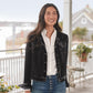 Pleuche Coat Women's Overalls Cropped Jacket