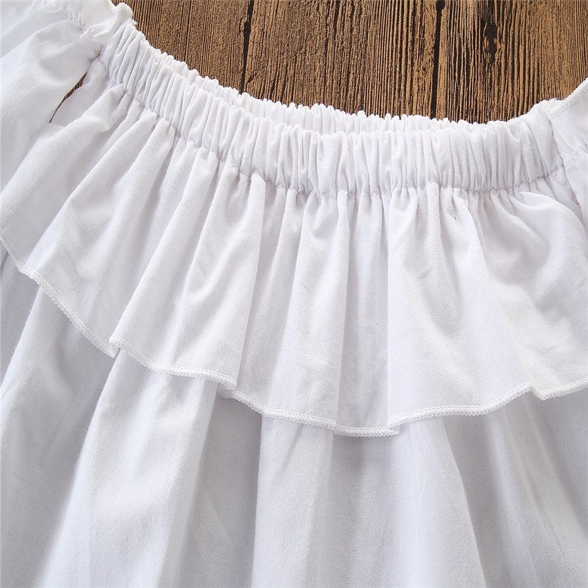 Jolie jupe asymétrique pour fille