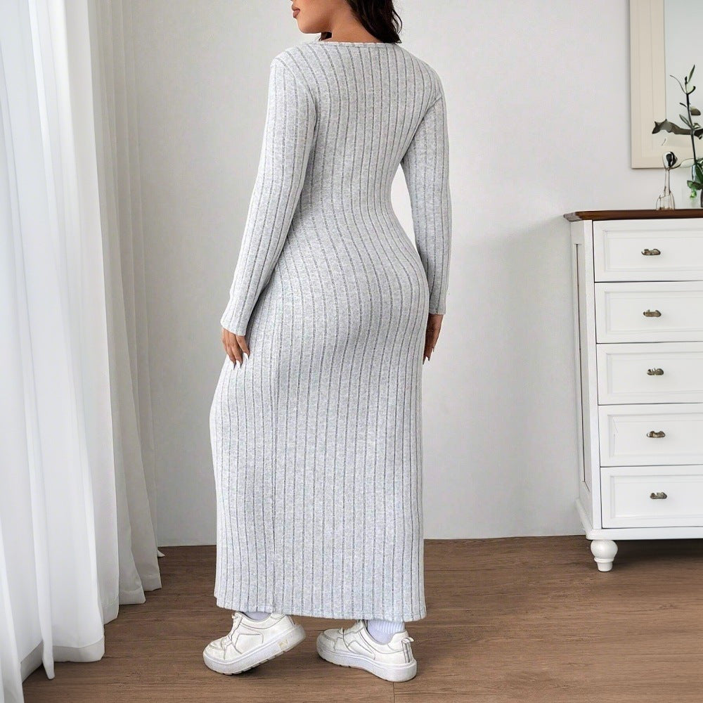 Plus Size Women's Simple Casual Dress