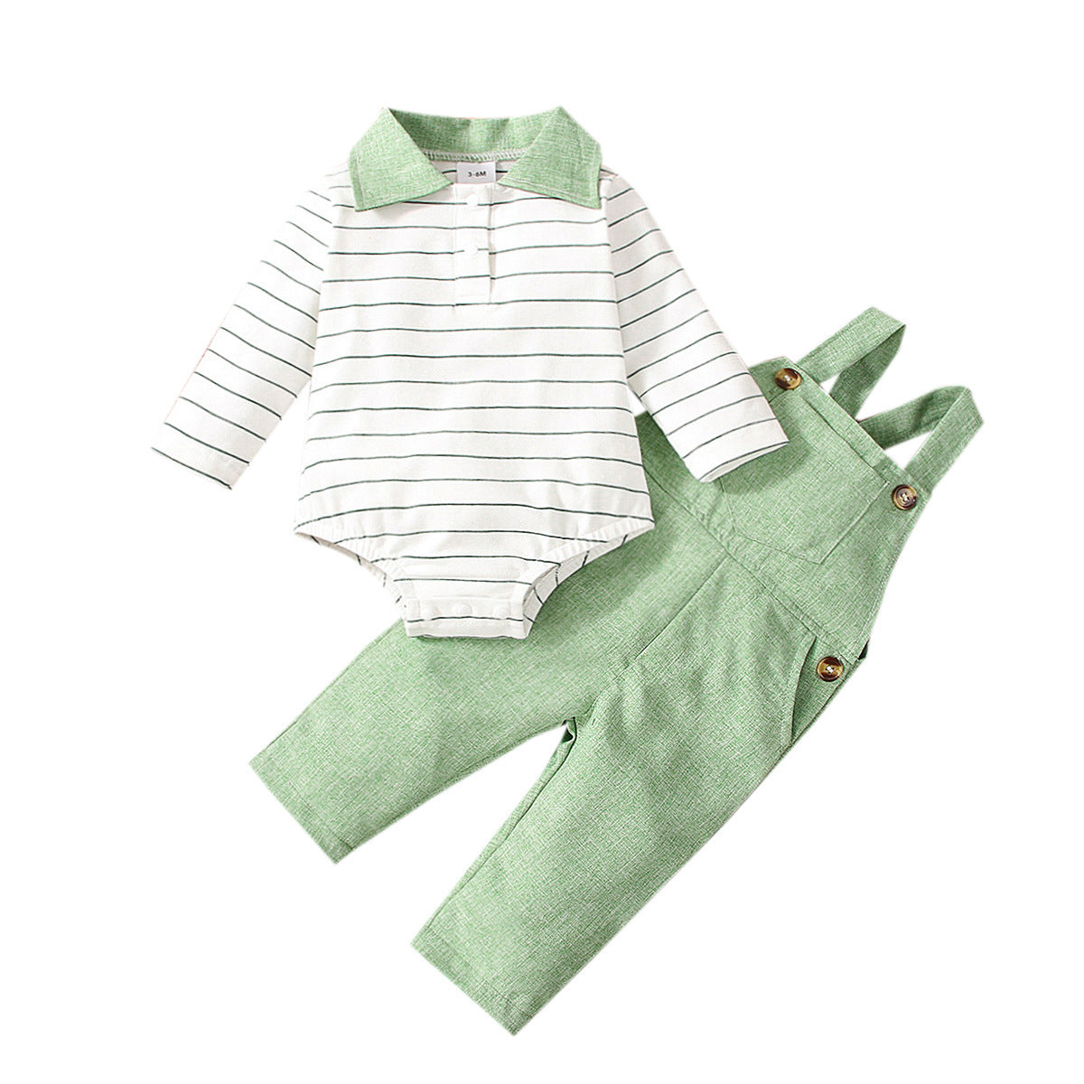 Ensemble pull-over en coton vert sans chemisier à capuche et pantalon