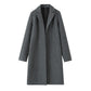 Women's Fashion Buckle-free Mid-length Loose Overcoat Coat