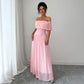 Elegant Graceful Long Women's Polyester Dress