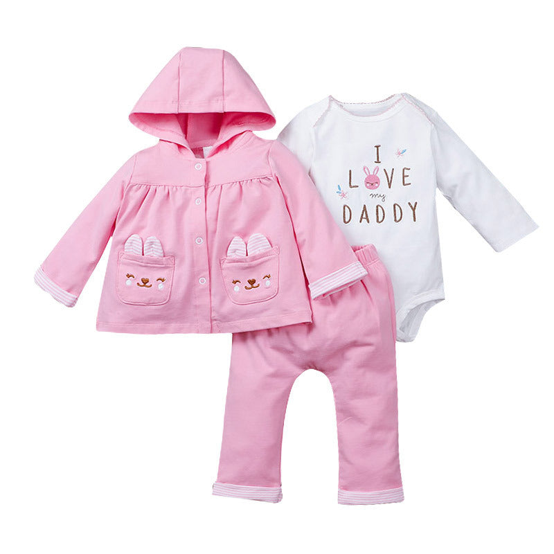 Ensemble de vêtements pour enfants européens et américains 3 pièces