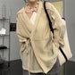 Long Sleeve Sun-protection Overshirt Women's Summer Lace-up Shirt Loose