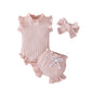 Solid Color Set Three-piece Set Candy Color Multicolor