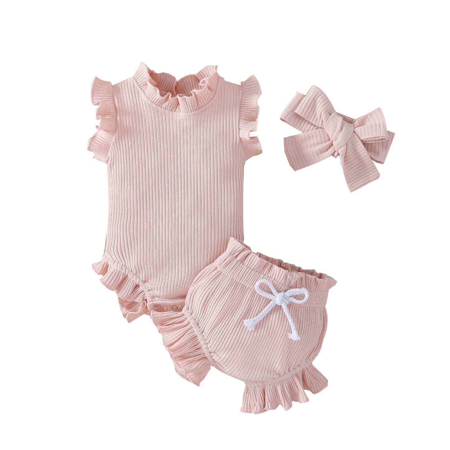 Solid Color Set Three-piece Set Candy Color Multicolor