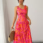 Casual Pattern Mid-length Dress
