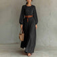 Elegant Long-sleeve Button-up Dressbestseller