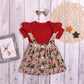 Girl Floral Floral Skirt Set