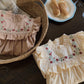 Jupe princesse à volants et manches longues pour fille, automne