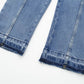 Fall 2023 European And American Style Long Denim Jumpsuit