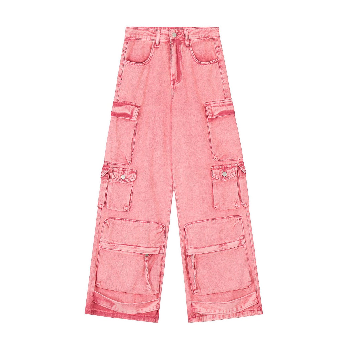 Autumn Street Hipster Women's Overalls Cotton Jeans Casual Pants