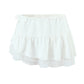 European And American Style French Elegant Style Fashion Casual V-neck Backless Lace Up Halterneck Vest Short Skirt