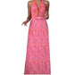 Women's Clothing Deep V Lace-up Backless Dress