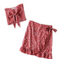 European And American Style Women's Clothing French Strap Tank-top Skirt Suit