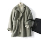 Hand-sewn Double-sided Wool Velvet Coat Ladies Suit