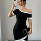 Black And White Chic Casual And Elegant Dress