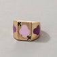 Cute Cartoon Dripping Oil Ins Wind Color Multi-element Single Ring