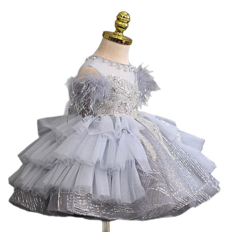 Tulle Tutu Flower Girl Wedding Birthday Host Niche