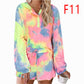 Breathable Long-sleeved Fungus Edge Home Clothes Two-piece Suit