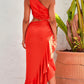 Women's Fashion One-shoulder Dress