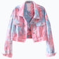 Women's short denim jacket