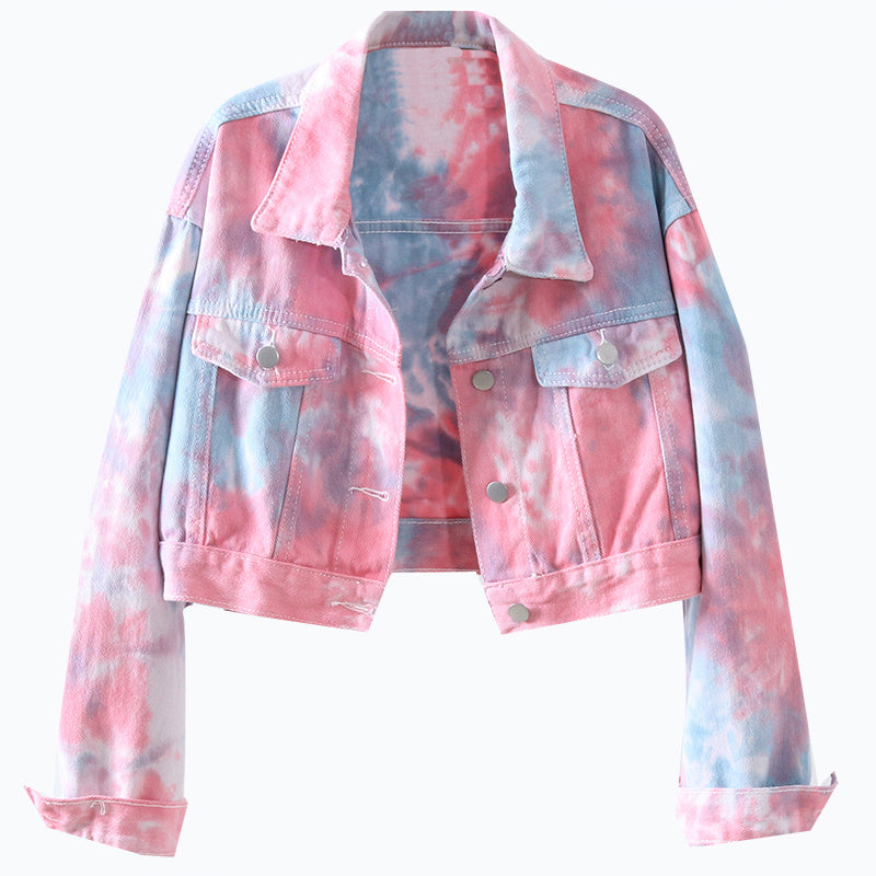 Women's short denim jacket