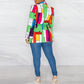 European And American Slim-fit Printed Top Suit Jacket