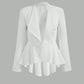 European And American Fashion Irregular Long Sleeve Small Suit Jacket