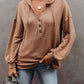 Autumn and Winter Solid Color Loose Hooded Woman