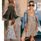 Polka Dot Slim Fit A- Line Slip Dress