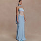 Edgy Lace Tube Dress With A See-through Design