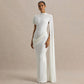 Stylish And Elegant Pleated Ribbon Maxi Dress For Women
