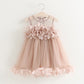 Sweet lace vest dress princess dress petal dress