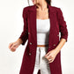 European And American Women's Casual Double-breasted Suit Jacket